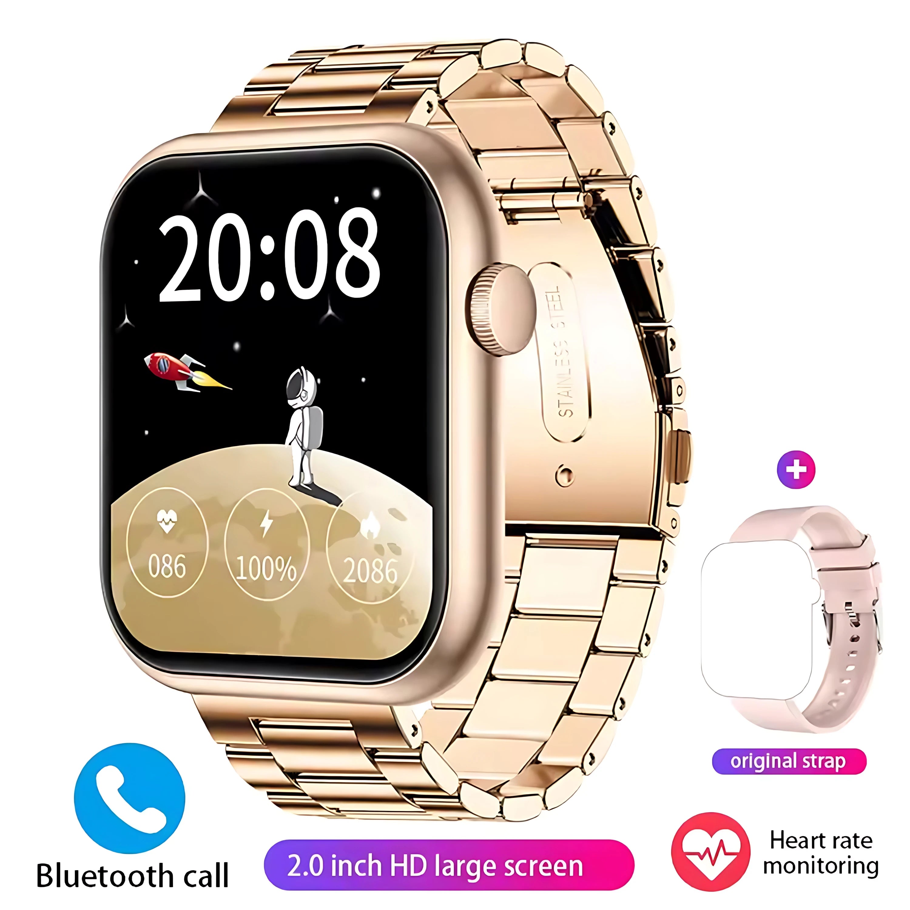2025 New Watch 10 NFC Bluetooth Call Smart Watch Women Men Heart Rate Voice Assistant 100+Sports Ladies Smartwatch For Xioami