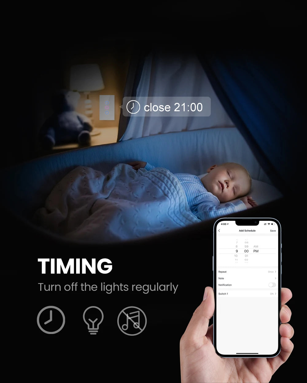 AVATTO Tuya WiFi/Zigbee Smart Light Switch, Neutral Wire/No Neutral Wire Required Wall Touch Switch Work with Alexa, Google Home