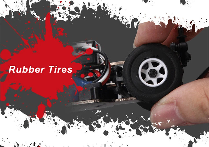 Wltoys K989 K969 284131 Upgrade LCD Version 4WD 1/28 RC High Speed Racing Mosquito 2.4GHz Off-Road RTR Rally Drift Car