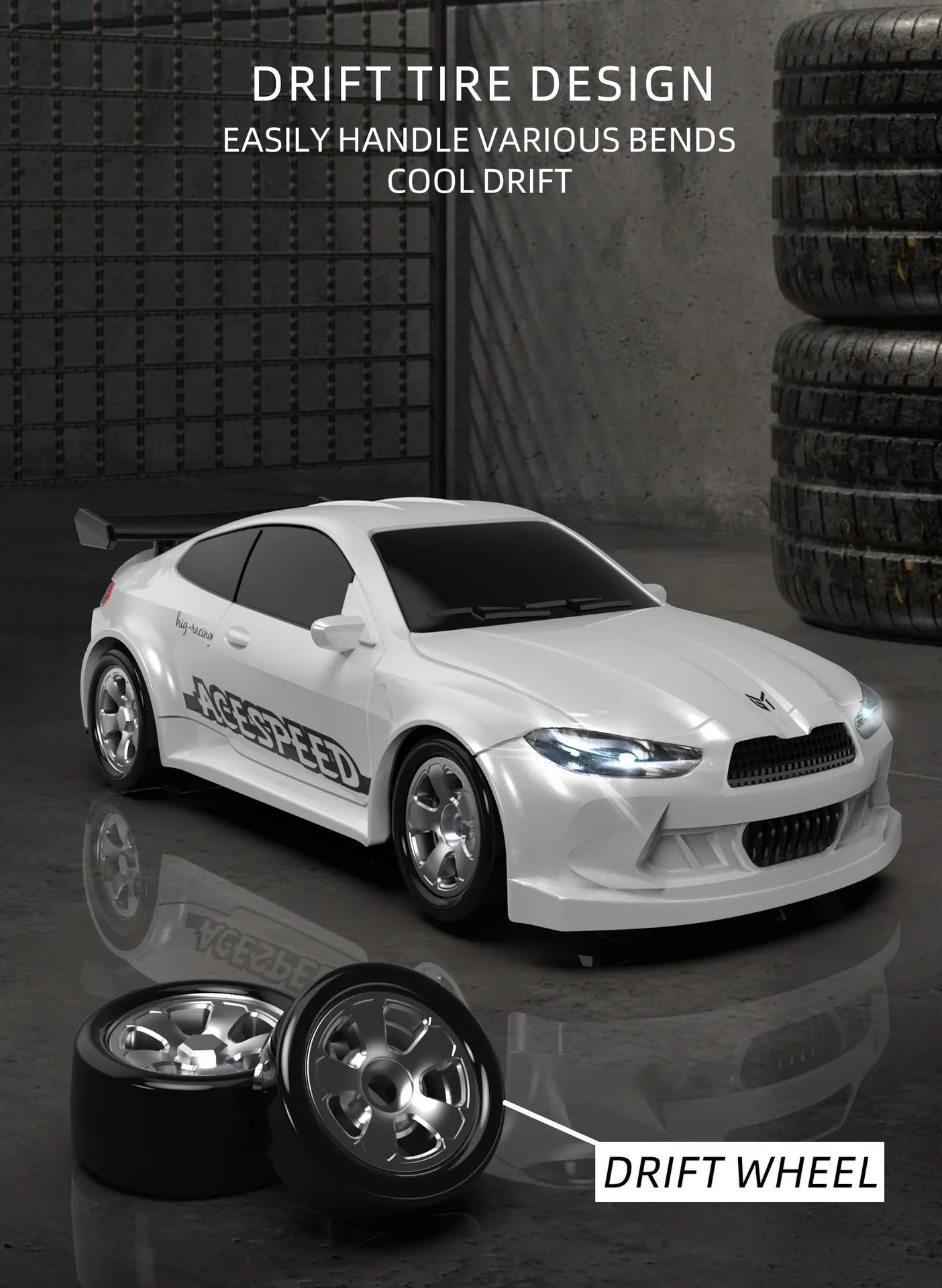 2025 New 1/64 Rc Car Desktop Remote Control Car Toy Stunt Remote Control Drift Car Rc Mini Racing 2.4g Simulation  Toy Model Gif