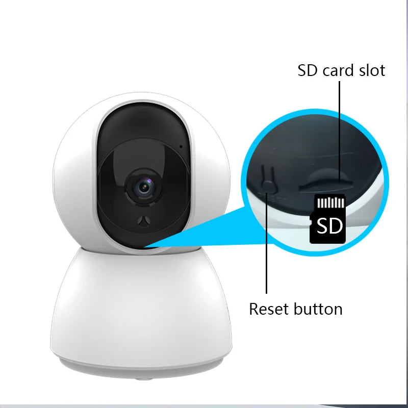 HD 4MP Tuya Smart Mini WiFi IP Camera Surveillance Camera Automatic Tracking Indoor Wireless Security Home CCTV Baby Monitor