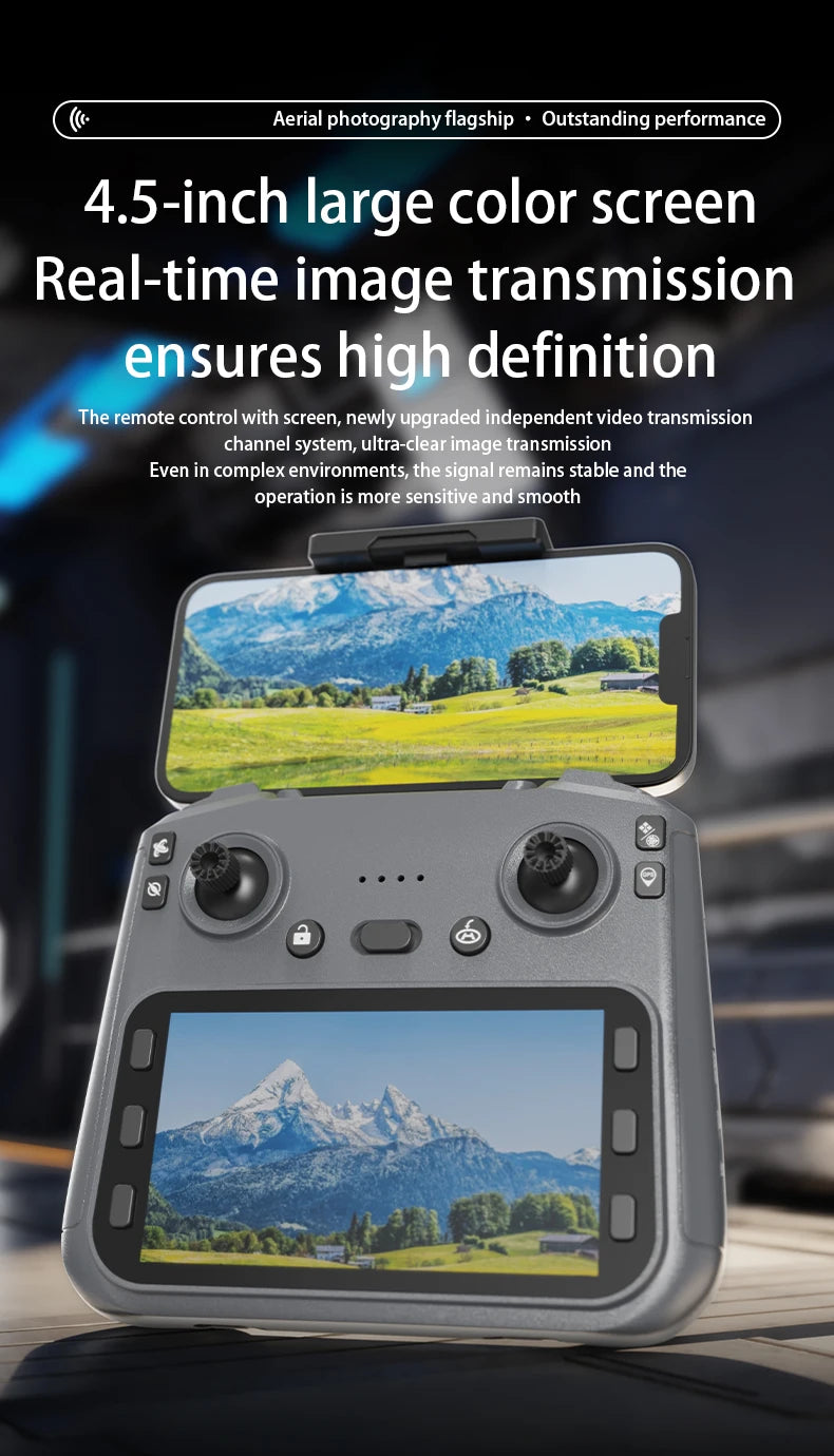 L600-1 Pro MAX 4K Professional Drone With HD Camera 3-Axis Gimbal GPS Dron 360° Obstacle Avoidance 5G WIFI RC Quadcopter Toys