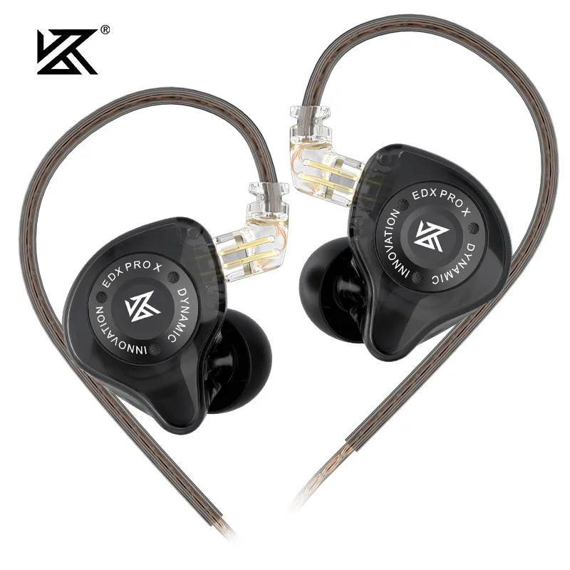 KZ EDX PRO X high-performance 10mm dynamic Hifi in ear sports music live monitoring wired headphones