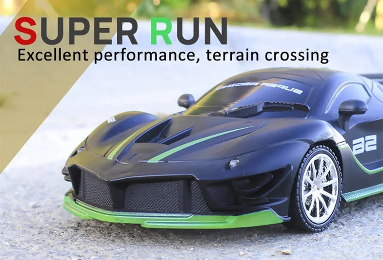 1:18 Simulation Drift Racing Remote Control RC Car High Speed Radio Controlled Vehicle With Light Model Toy Gift for Kids Boy