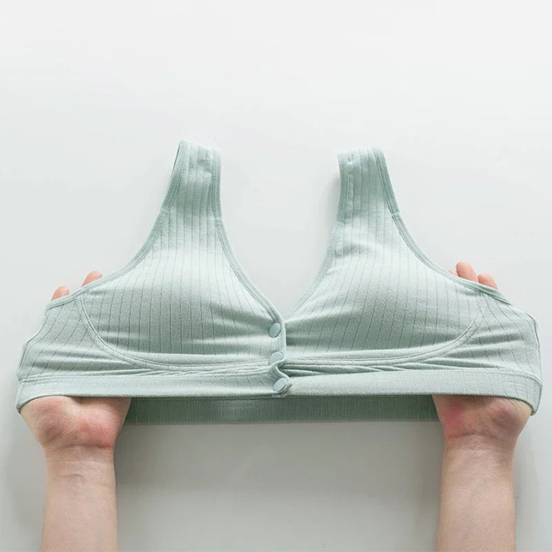 Cotton Maternity Nursing Bras Pregnant Breastfeeding Pregnancy Women Underwear Breast Feeding Bra Soutien Gorge Allaitement