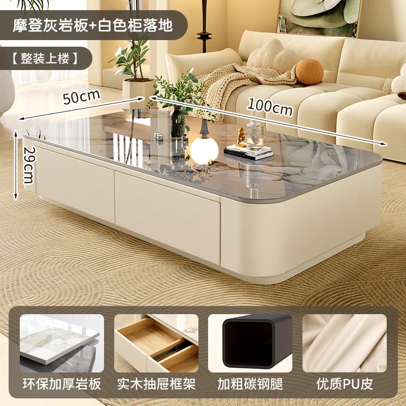 Cheap Cute Coffee Table Clear Simple Designer Modern Luxury Decoration Side Table Writing Mesas Bajas Living Room Furniture