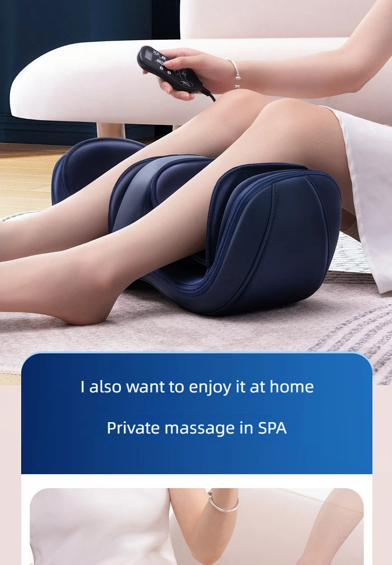 Newly Upgraded Leg And Knee Massager Foot Hot Compress Massage Relaxation Airbag Vibration