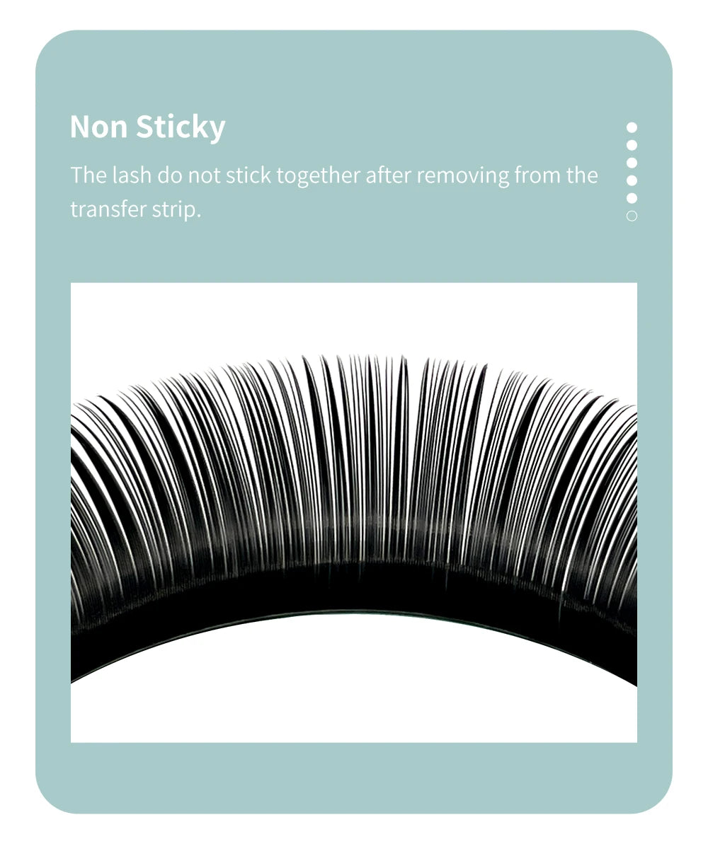 DIYDAY 16Rows Mink Lashes Individual Natural False Eyelashes B C CC D DD Curl Eyelash Extension Supplies for Makeup