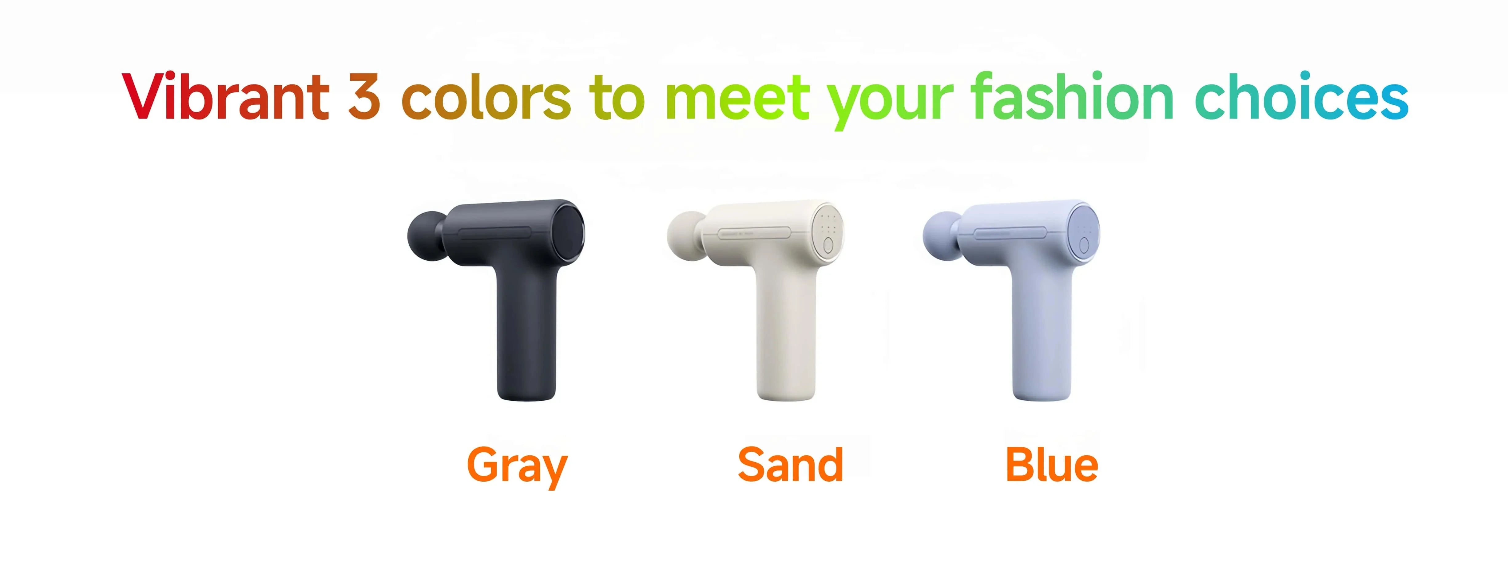 XIAOMI Mijia Mini Fascia Gun 3 Portable Muscle Massage Gun Thrust Brushless Silent Motor 3 Massager Heads Relax Body Type-C CN