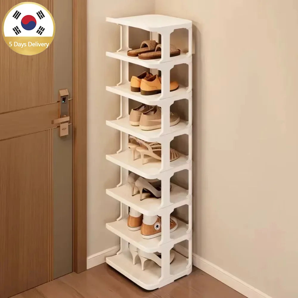 Shoe Rack Storage Organizer Household Living Room Vertical Shoes Rack Storage Cabinet Cabinets Removable Household Shoe Rack