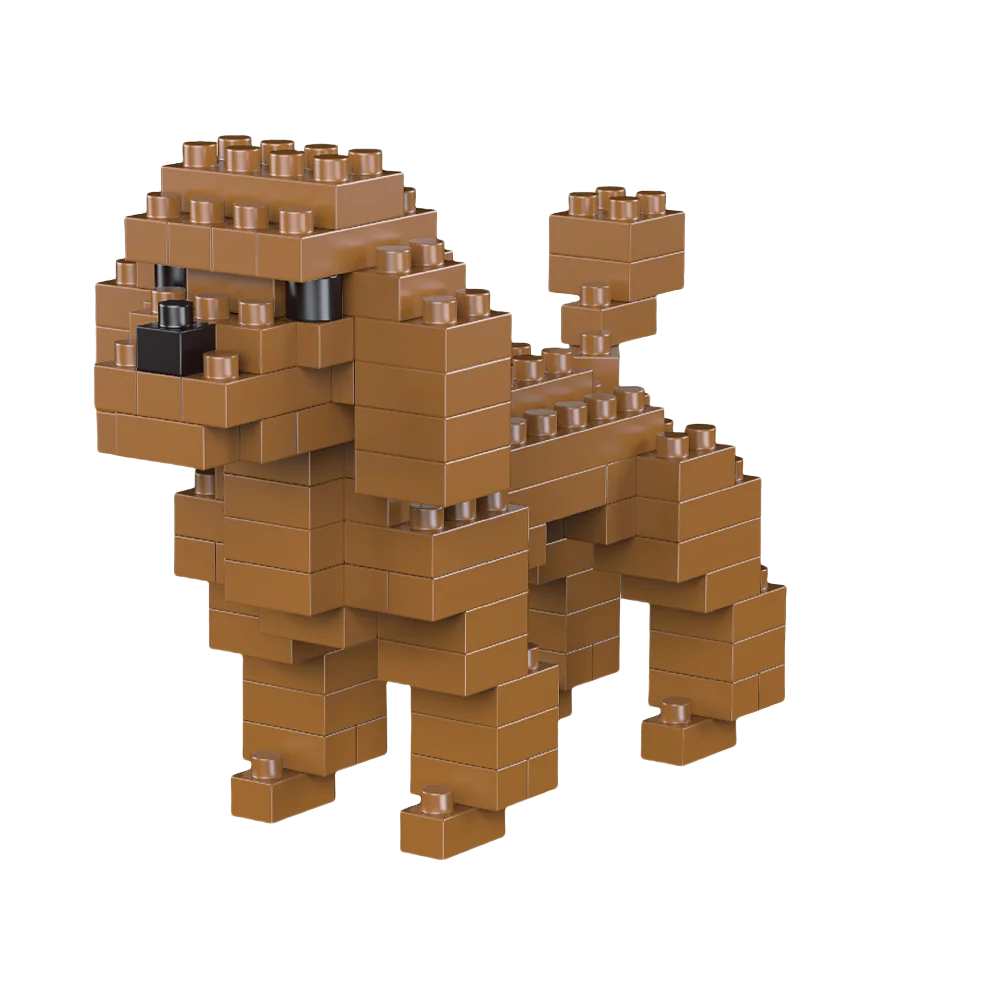 Mini Dachshund Dog Building Blocks Toy for Adults and Kids: Detailed and Lifelike Design,  Fun and Educational Construction Set