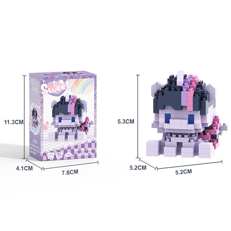 My Little Pony Building Blocks Lega Equestria Girls Figure Twilight Sparkle Building Blocks  Cartoon Character Toys For Children