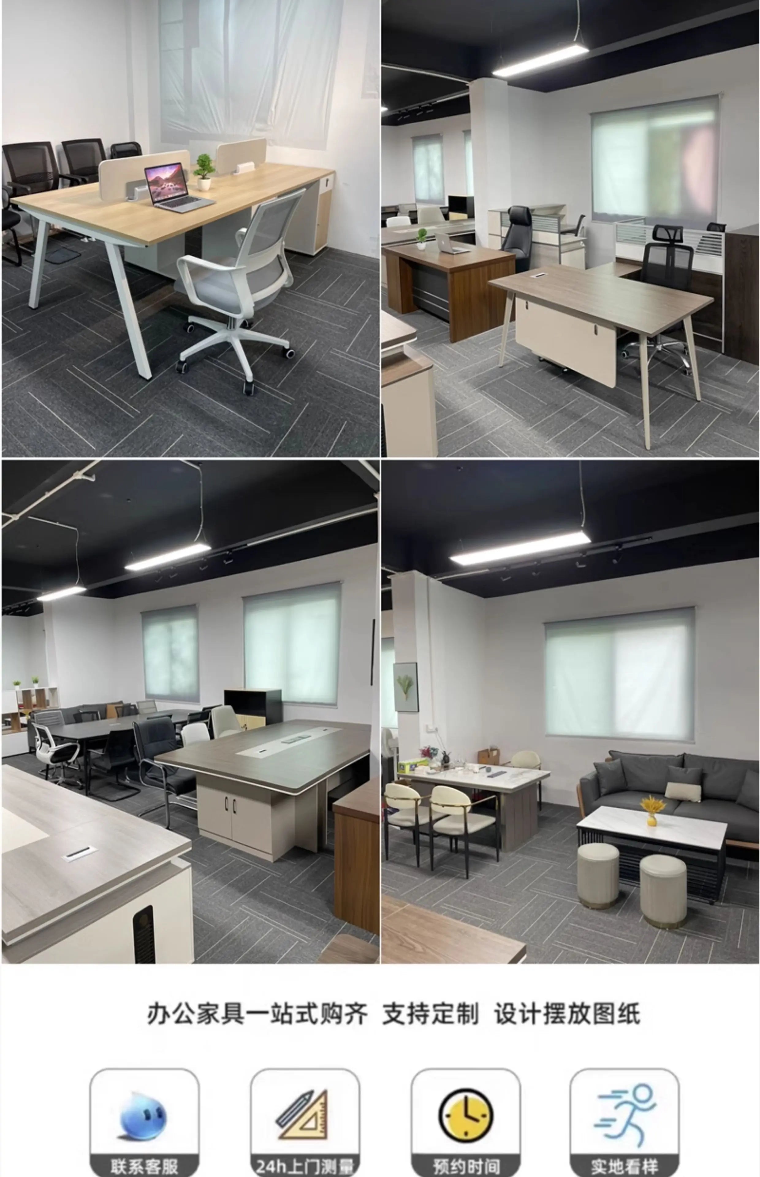 modernOfficedesk desktop table Furniture Standing l shaped gamingdesk computer gamer cabinets executive desk Work Desk Organizer