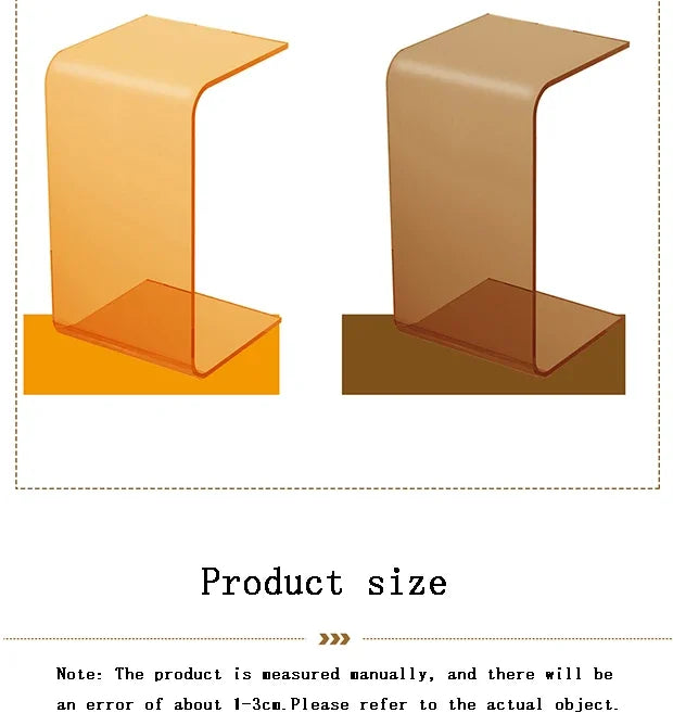 Acrylic Coffee Tables Sofa Small Side Table Modern Bedroom Nightstands Piaochuang Tea Desk Storage Desks Nordic Furniture