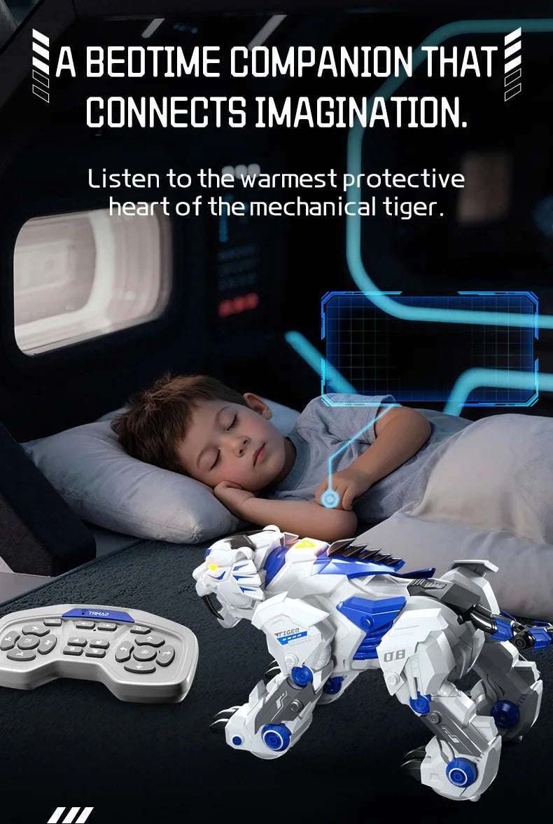 Jjrc R38 Smart Mechanical Tiger Robot Toy Electronic Pet With Touch Gesture Sensing Cross-Border Dancing Stunt Gift