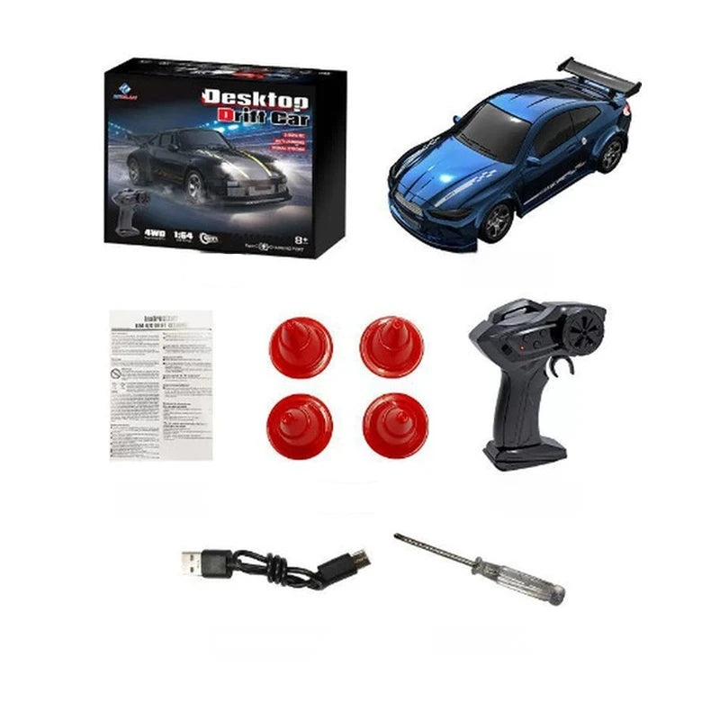 Kf20 1/43 Mini Rc Drift Car Full Scale 4wd Desktop Rc Vehicle Simulation Of Remote Control Models Toys For Kids Christmas Gifts