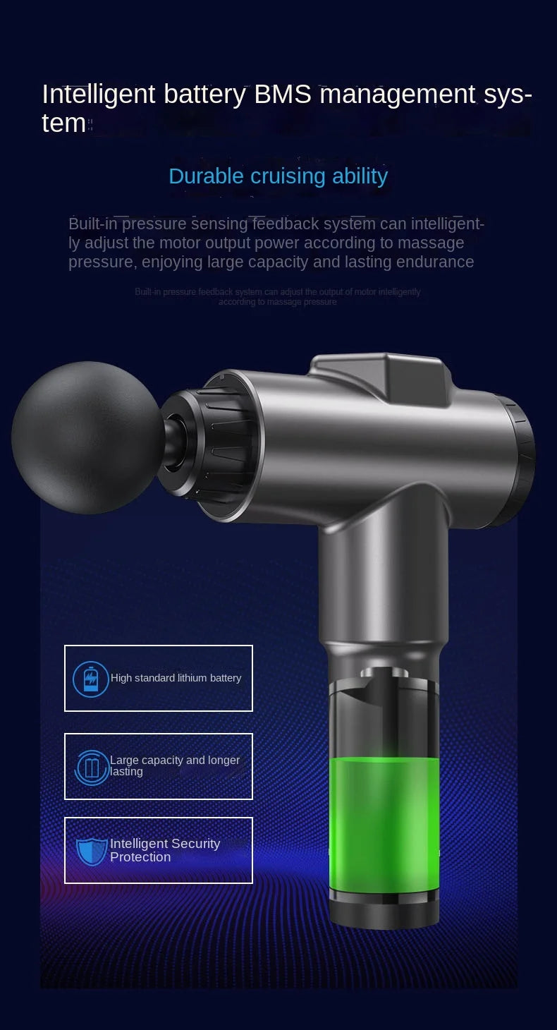 Massage Gun Deep High Frequency Muscle Massage Relaxation Electric Shock LCD Display 99Gear Profession Fascia Gun