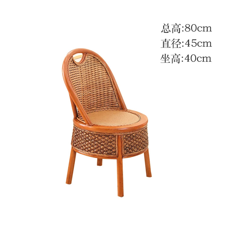 Nordic Rattan Chairs Girl Gaming Computer Occasional Balcony Throne Relax Living Room Chairs Reading Sillones Library Furniture