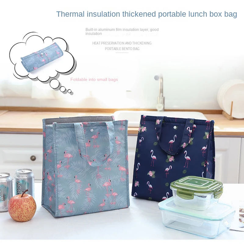 Insulated Thermal Cooler Bag Lunch Storage Box Bag Portable Picnic Camping Bag Food Drink Storage Leakproof Outdoor Cooler Box