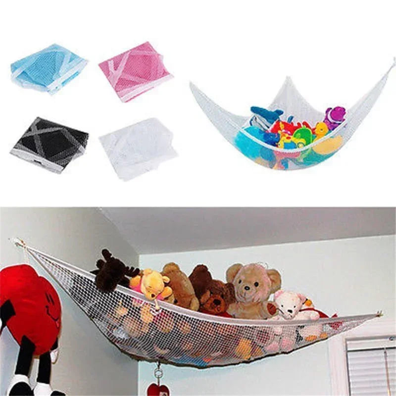 S/M/L Cute Children Bedroom Toys Hammock Net Stuffed Animals Toys Hammock Net Organize Storage Mesh Holder swing Storage Boxes