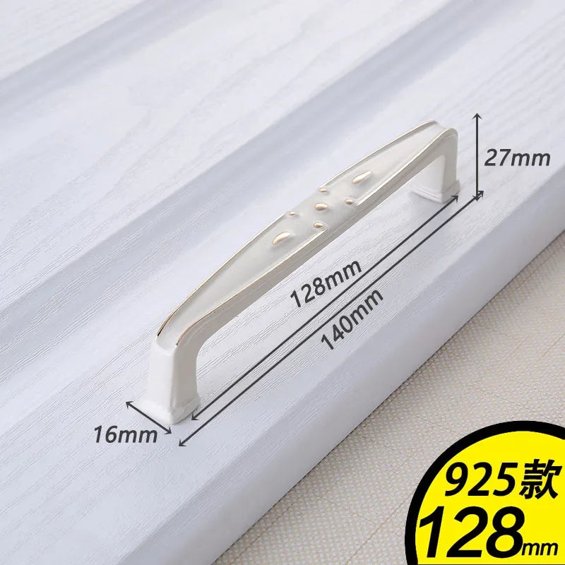 YM White Dressers Handle Kitchen Item Drawer Closet Wardrobe Gold Handle Cabinet Storage Door Cabinet Invisible Door Pulls Konb