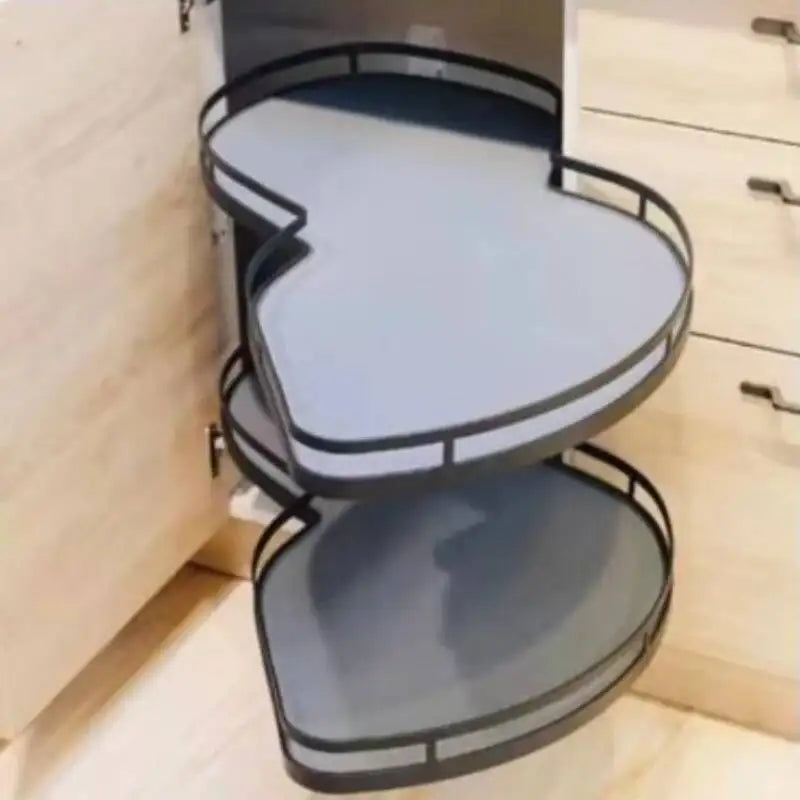 Steel Kitchen Storage Home Spices Organizer Stackable Closet Drawer Furniture Household Hanging Cabinet Accessories