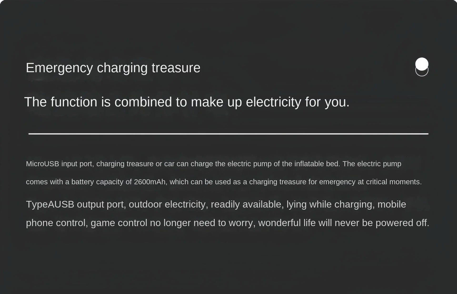 One Click Self Inflating Lazy Sofa Portable Inflatable Sofa Lounge Chair, Beach Camping Leisure Wave Sofa Chair, Rechargeable