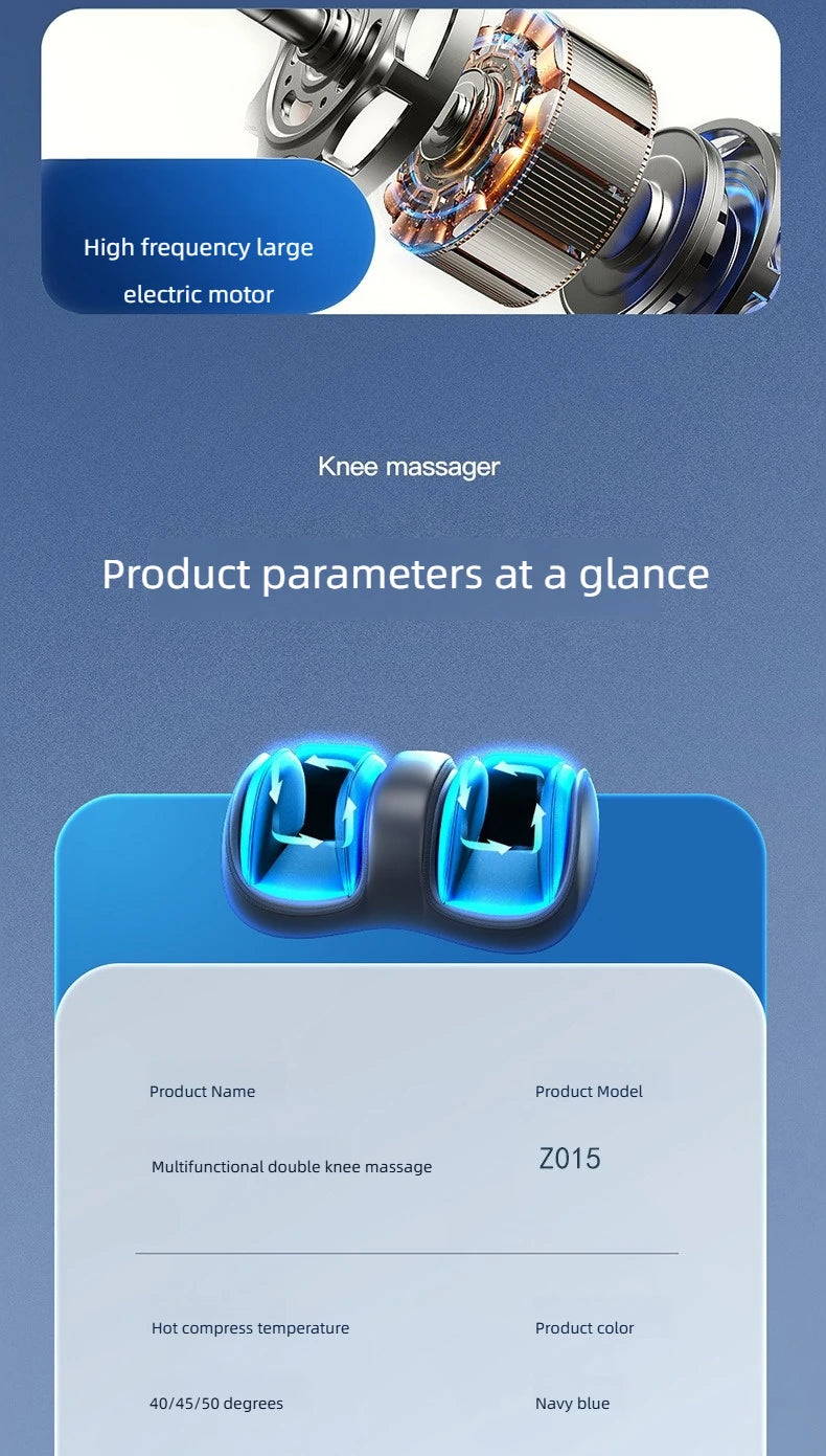 Newly Upgraded Leg And Knee Massager Foot Hot Compress Massage Relaxation Airbag Vibration