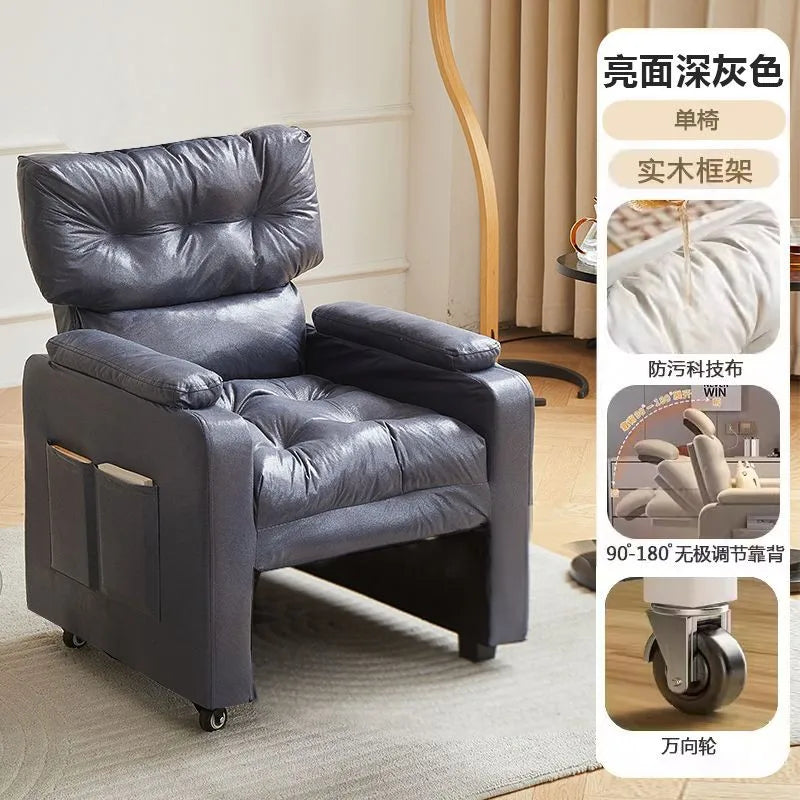 Sofa Computer Chair Sitting Comfort Home Lazy Chair Can Lie in The Bedroom Internet Cafe Single Lazy Sofa Gaming Chair