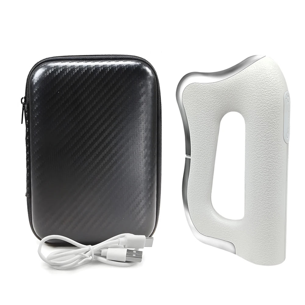 Electric Fascia Massager Body Scraping Microcurrent Vibration Warm compress Muscle Relaxation Body Lifting Guasha Massage Knife