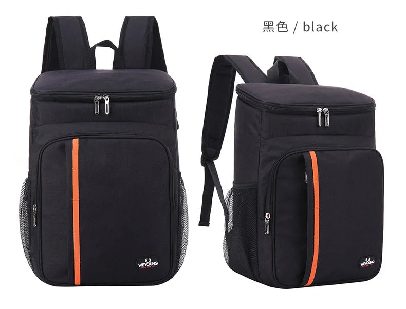 20L Outdoor Thermal Cooler Backpack Bags Insulated Leakproof Lunch Bag Camping Drink Refrigerator Picnic Food Fresh Keeping Bag