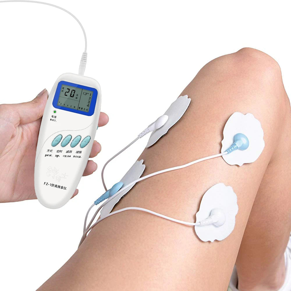 TENS Electric Muscle Stimulator Physiotherapy Frequency EMS Acupuncture Physiotherapy Body Massager Relaxation Pain Relief