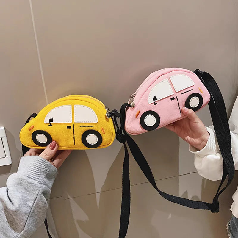Cartoon Children Bags Cute Car Boy Girl Travel Mini Snack Messenger Bags Kids Crossbody Bags Fashion Shoulder Bags