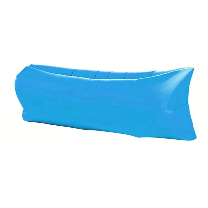 Portable Lazy Inflatable Sofa - Outdoor & Indoor Foldable Air Mattress, Quick-Fold Sofa Bed for Lunch Breaks