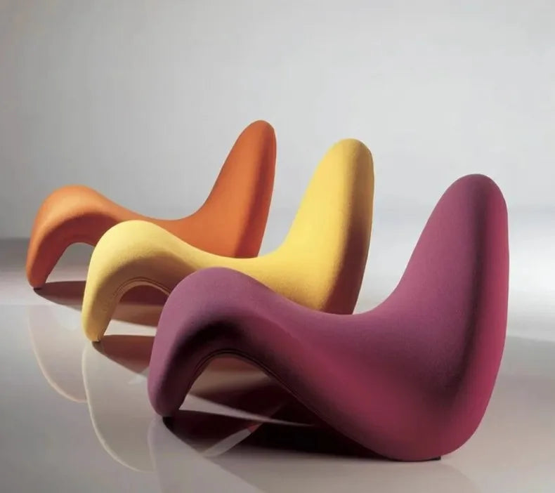 Lazy Sofa Bedroom Balcony Lying Small Single Creative Special-shaped Tongue Chair Dropshipping MOOJOU