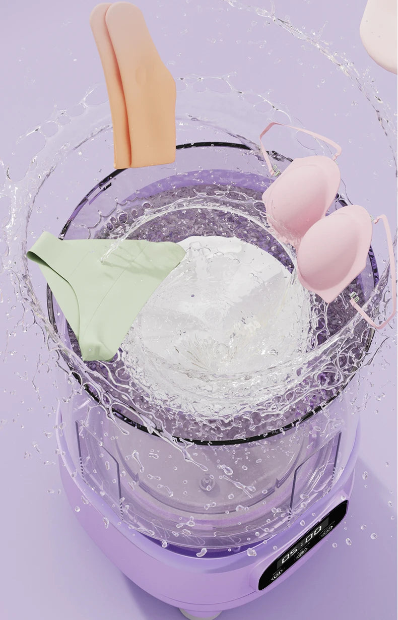 2L Wireless Mini Charging Wash in One Washing Machine Suitable for underwear, socks, pet clothes