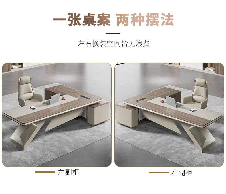 Organizer Designer Office Tablet Asthetic Monitor Executive Office Desk Study Gaming Escritorios De Computadora Furniture