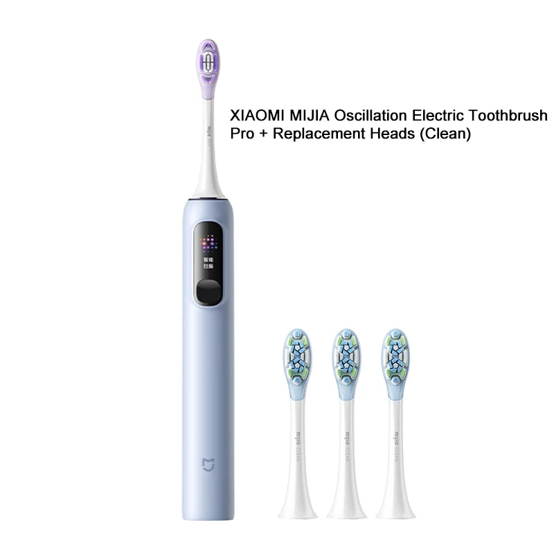 XIAOMI MIJIA Oscillation Electric Toothbrush Pro,Smart 4 Modes,IPX8 Waterproof Sonic Vibration Toothbrushes,180-day Battery Life
