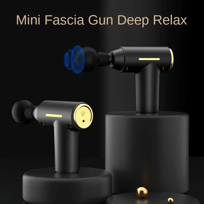 Fascial Massage Gun Electric Percussion Pistol Massager Body Neck Back Deep Tissue Muscle Relaxation Fitness Tool For Shoulder