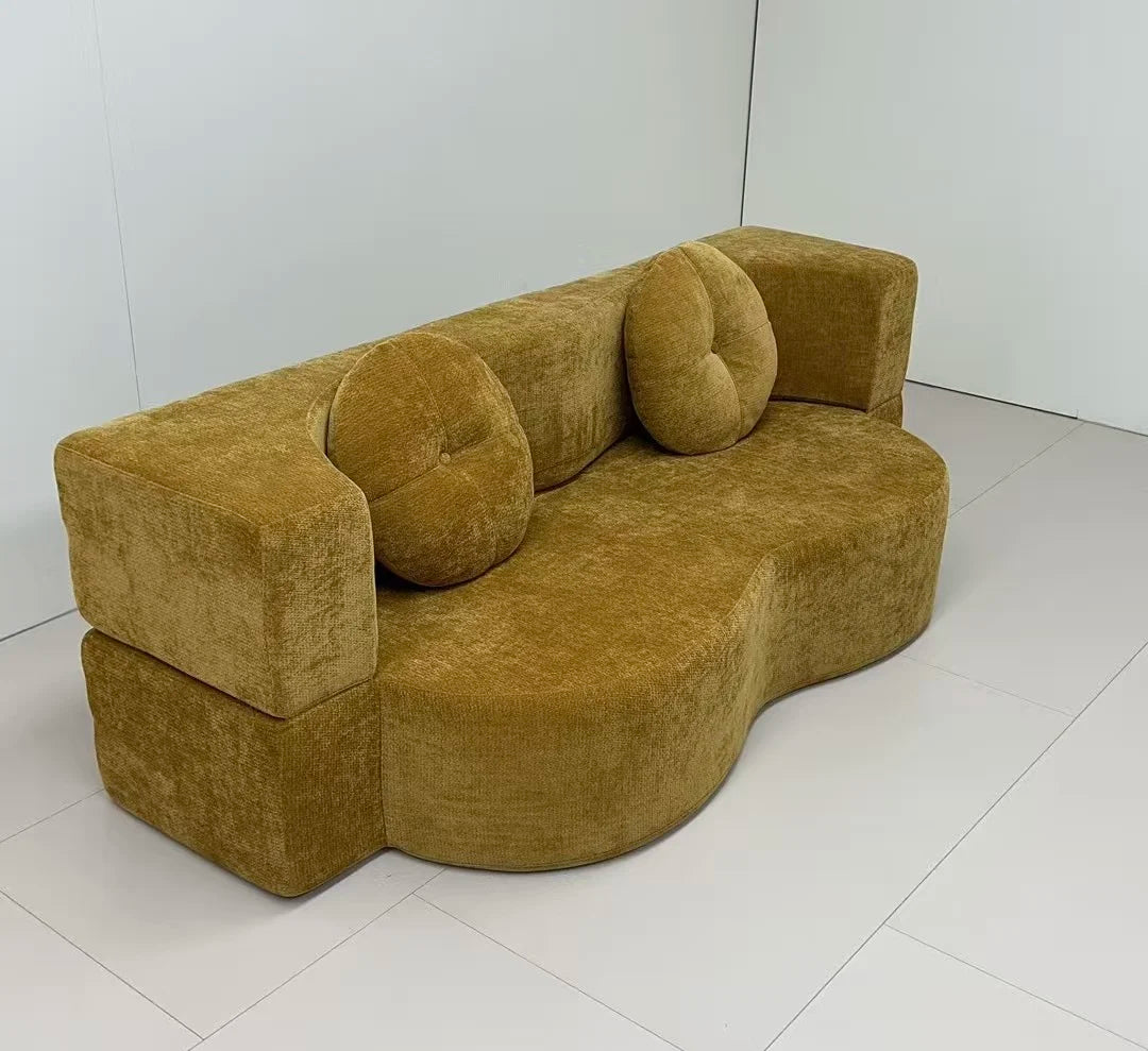 Teddy Sofa Multifunctional Transformable Vacuum Compression Sofa Bed Flip Foldable Washable Customizable Couch for Living Room