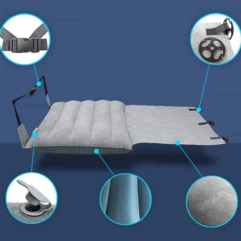 Adjustable Footrest Hammock with Inflatable Pillow Seat Cover Planes Trains Buses Swing Chair Outdoor Chair Travel Hammock Chair