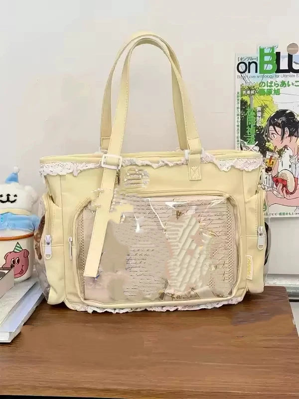 Ballet Girl Large Appetite Itabag Japanese Two-Dimension Single Shoulder Crossbody Bag Gift For Friends Women'S Handbag