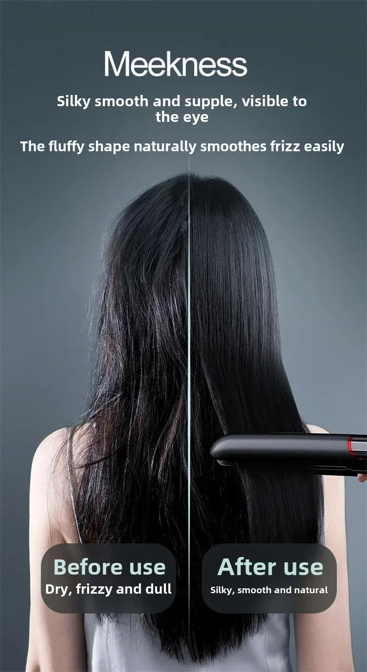 Professional Ionic Hair Loss Ceramics Rapid Heating Hair Loss Curl Flat Iron Negative Ion Hair Loss Curl Straightening Iron Rod