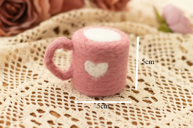 Newborn Photography Props Phone Wool Felt  Doll Rabbit  Clond and Star Photography Props Accessories Baby Studio