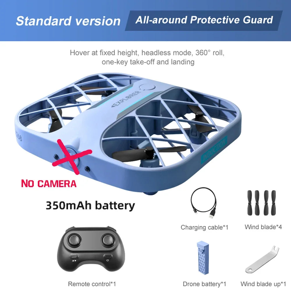 JJRC H107 Dron 8k Drone Quadcopter with /no Camera Hd Wifi Fpv Drones 4K Remote Control Helicopter Plane Pocket UFO for Boys