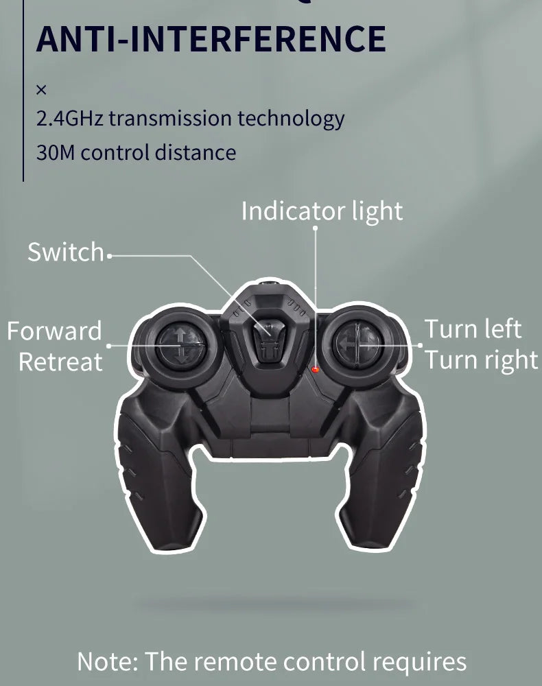 JJRC Q156 4WD 2.4G Amphibious Off-road Climbing RC Flip Stunt Car Racing All-terrain Waterproof Children's RC Toys Gifts