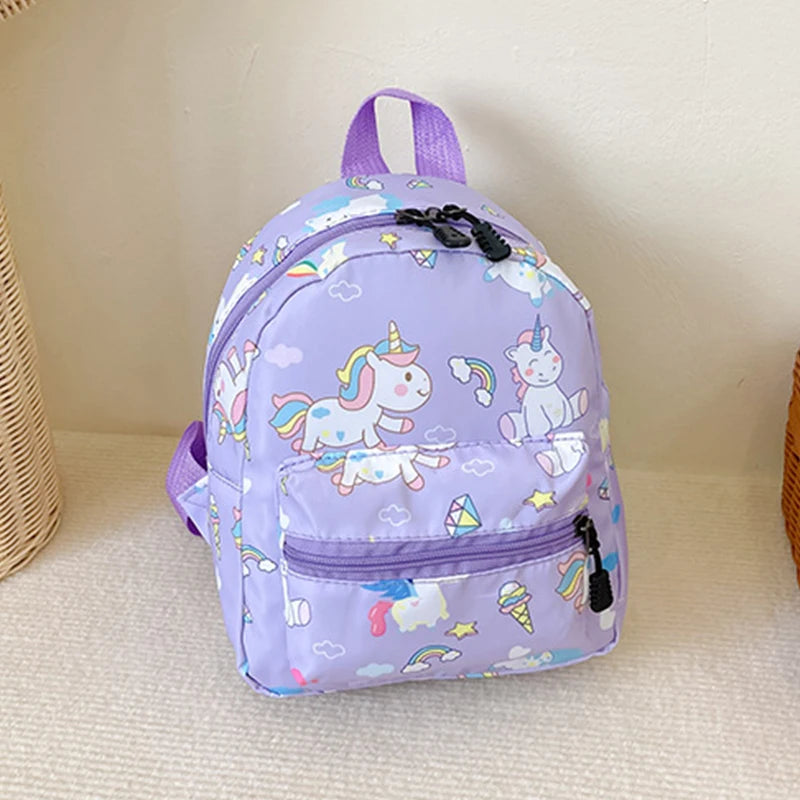 Children's Cartoon Dinosaur Unicorn Backpacks For Teenager Cute Kindergarten Schoolbag Waterproof Book Bag Boys Girls Animal Bag