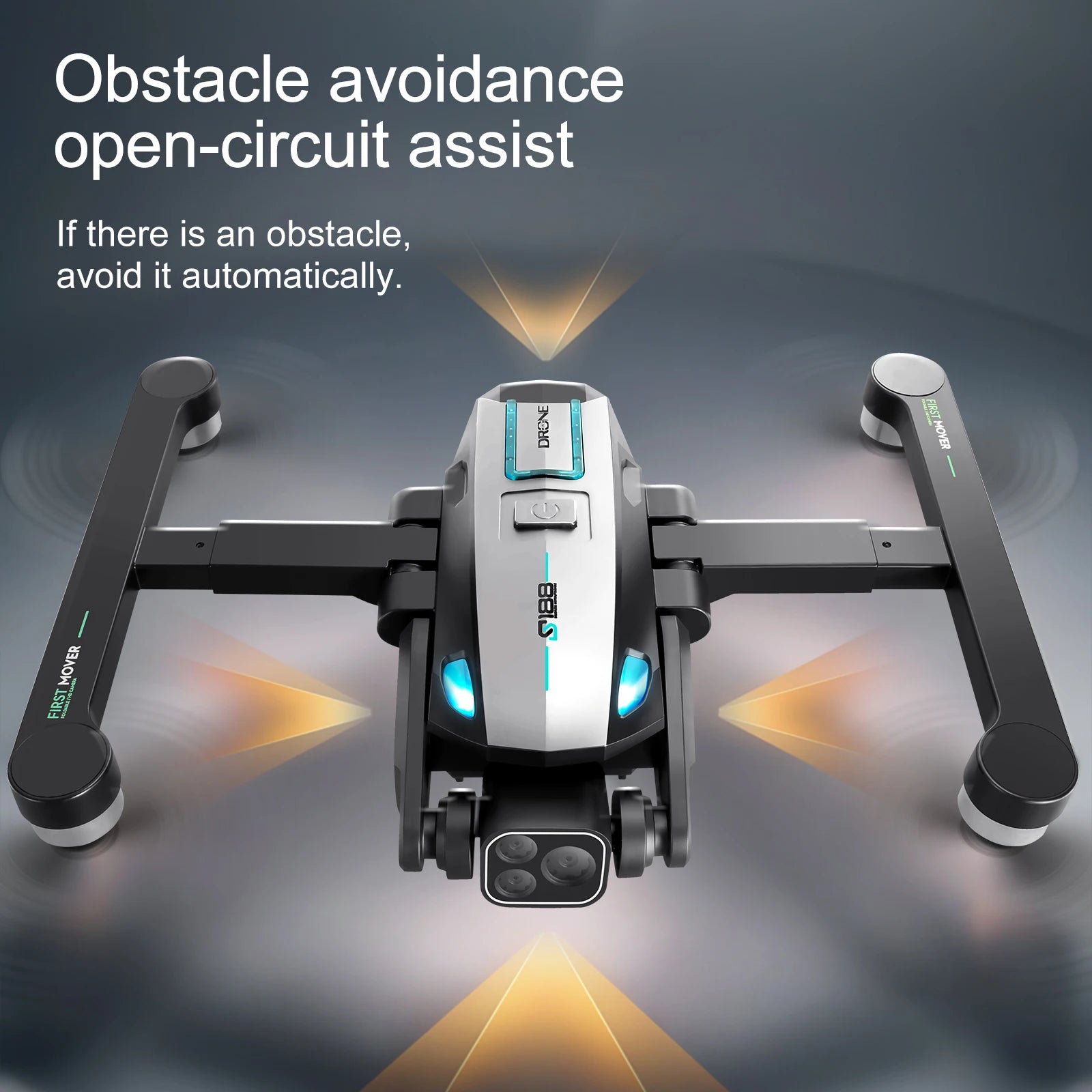 S188 Drone 8K Professional HD Dual Camera 5G GPS Wifi Obstacle Avoidance Brushless Foldable Quadcopter RC Distance 2KM Dron Toys