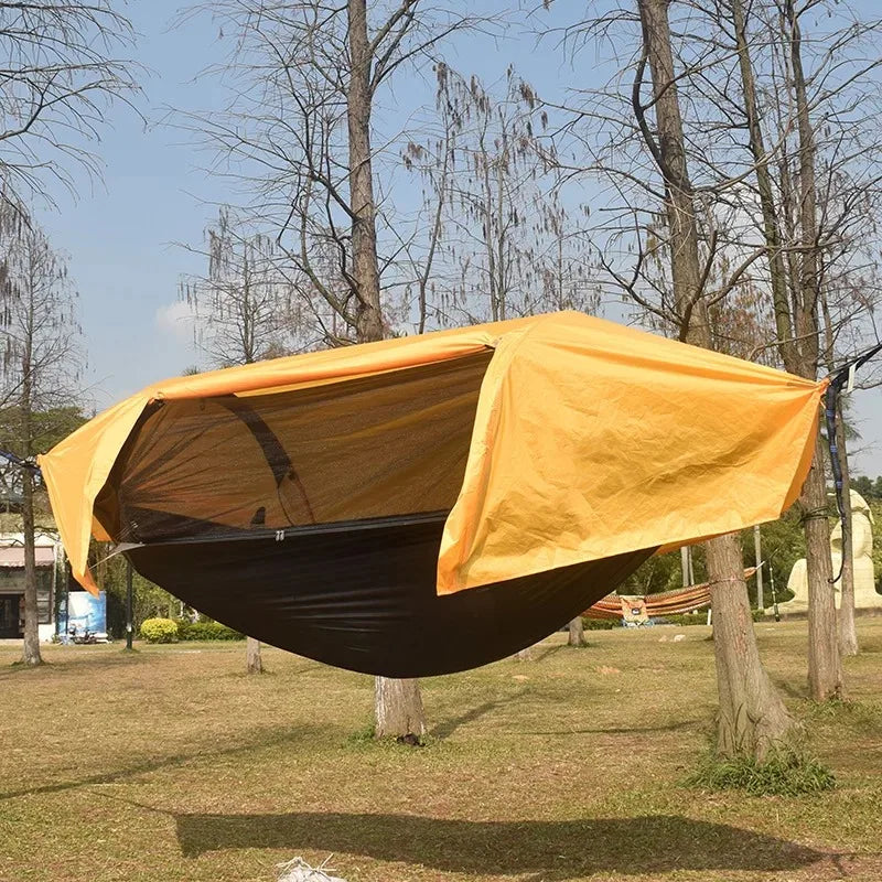 Travel Mosquito Net Hammock, Waterproof, Outdoor Camping, Hiking, Integrated Tent