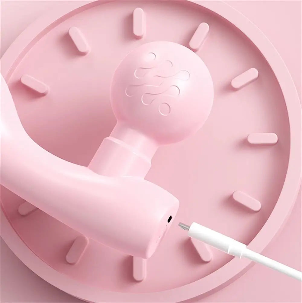 MINI Dual-Head Massager, Dual-Motor Vibration Massage Gun, Portable Charging Muscle Relaxation Massager